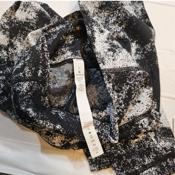 Lululemon Wunder Under High-Rise Tight 25" (Aerify Jacquard Black Alpine White) - Picture 8 of 13